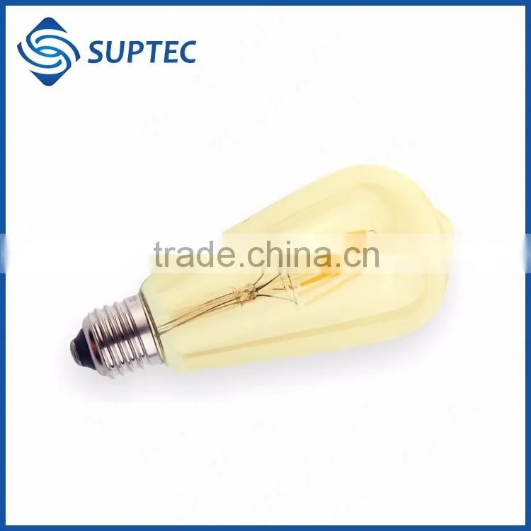 6W 600-660lm E27 Amber ST58 LED Filament Bulb