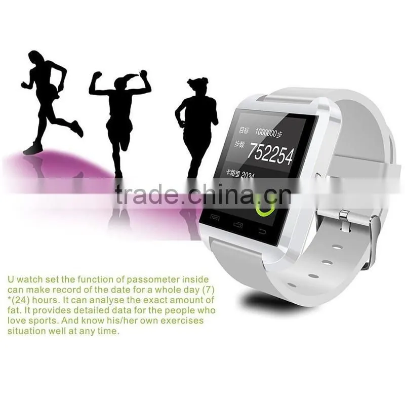China Factory Supply - 2014 U Watch U8 cheap smart watch bluetooth phone