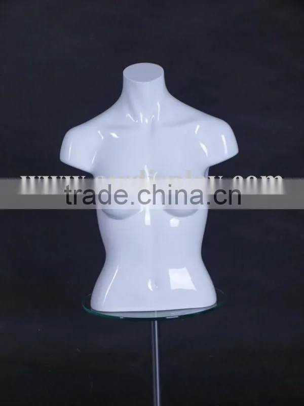 Headless half body bust mannequins