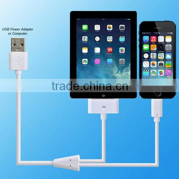 2 in 1 Usb Data Cable For Iphone4 and Iphone5,5s,6,6s, Usb Cable Manufacturers Suppliers