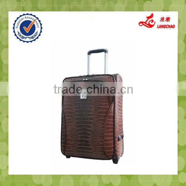 Gorgeous High-end Snake Skin Leather Mini Trolley Suitcase