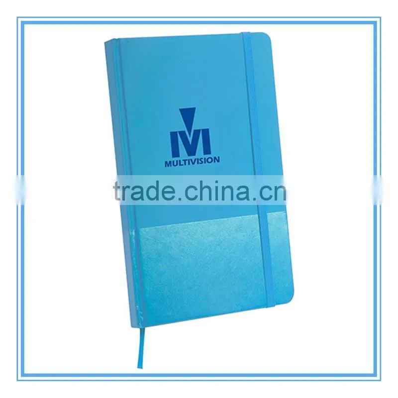 black art paper cover notebook with pen