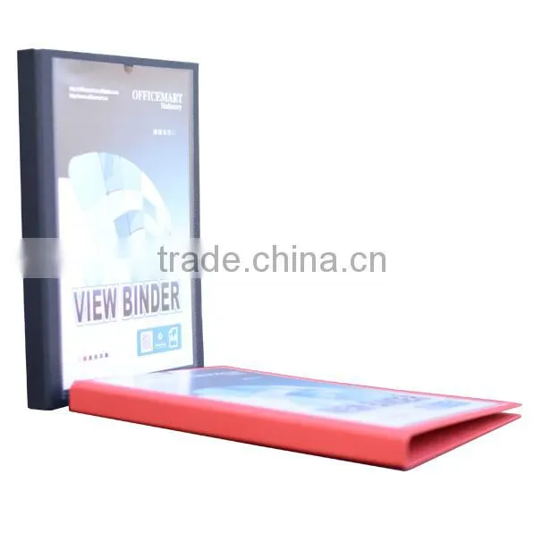 clear pockets pvc folding binder