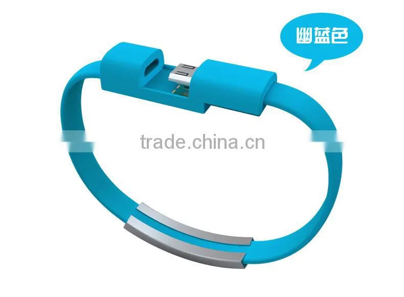2015 New Design Bracelet Charger for iphone 6, wristband data cable,OTG Mobile Cable