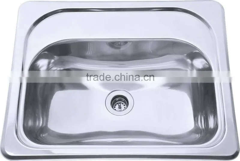 Wallmounted laundry stainless steel bathroom sink