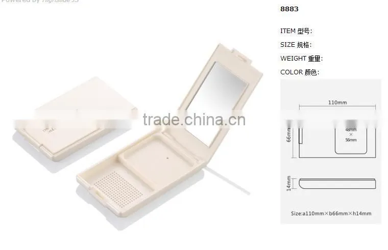 wholesale empty compact mirror case