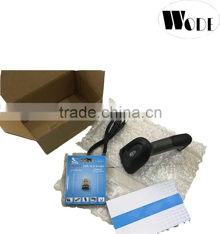 Sensitive wireless scanner barcode 1d handheld bluetooth barcode scanner with OEM provided