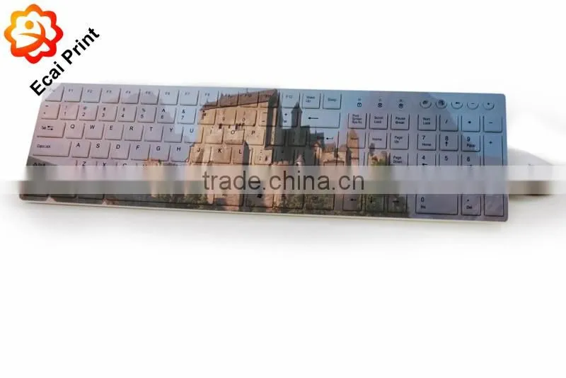 new model special heat transfer printed digital printing usb keyboard