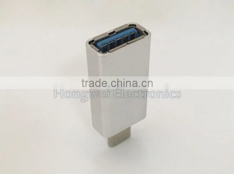USB-C (Type-C) to 3.0 USB-A (Type-A) female Adapter Converter Connector for mac book, Nokia N1, HTC 10, LG G5, Nexus 5X/6P