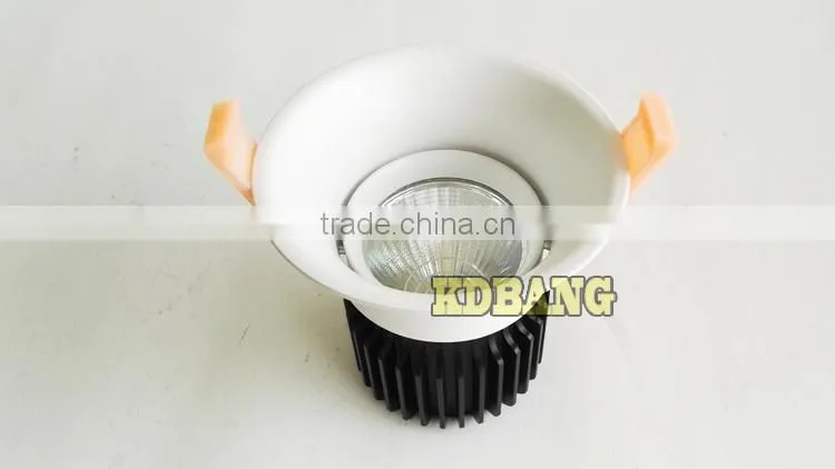 Beam angle 15 degree ceramic cob 12w led downlight for 3 years warranty