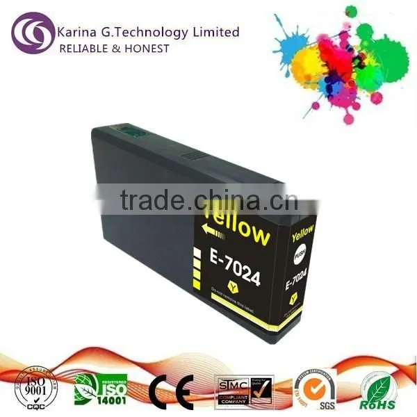 T7021 T7022 T7023 T7024 disposable compatible ink cartridges excellent compatible for Epson WP4000/4015DN etc.
