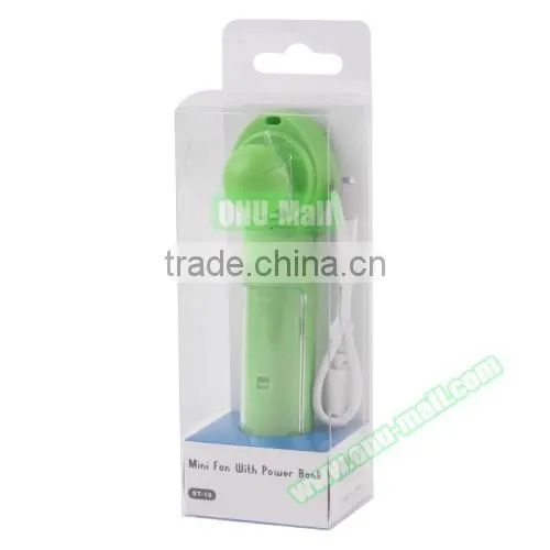 New Manufacturing Rechargeable Portable Mini Fan, Air Cooling 2-Blade Small Fan
