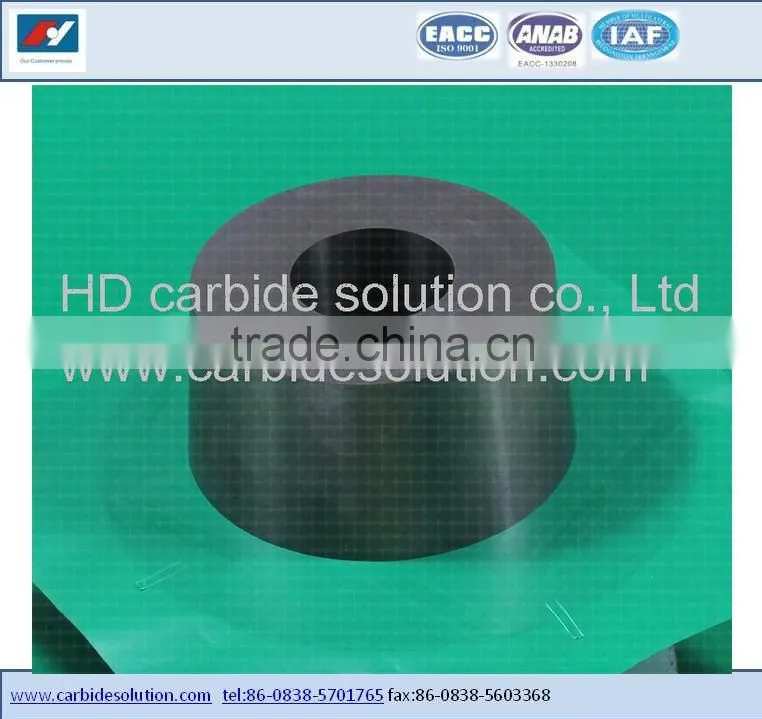 Cobalt -binder tungsten carbide wire drawing dies
