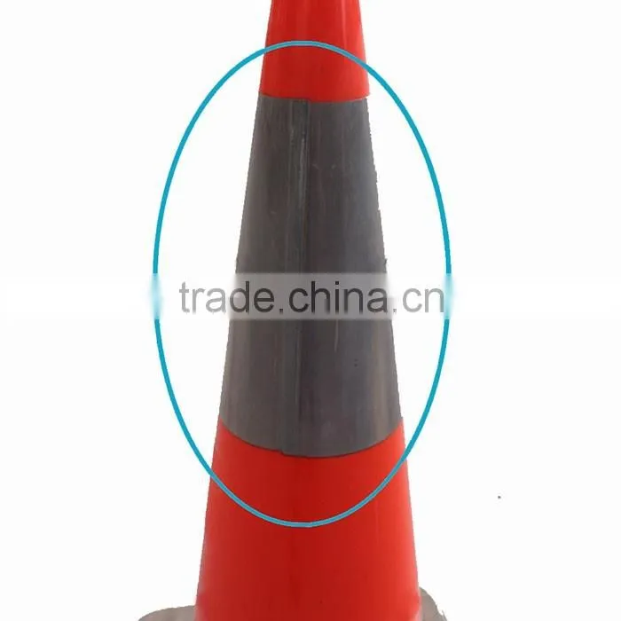Reflective taper sleeve traffic cone collars road traffic signs