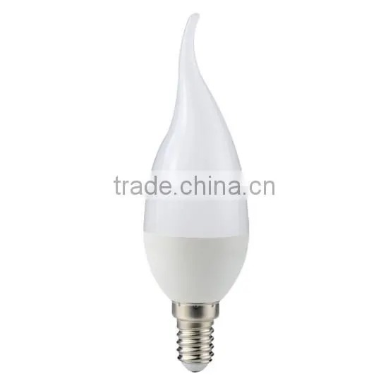 E14 candle light with tail, e14 light