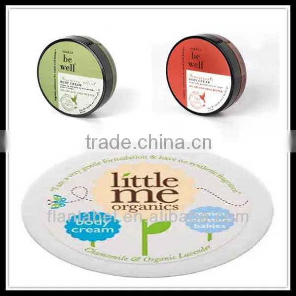 Beauty cream labels,beauty product stickers