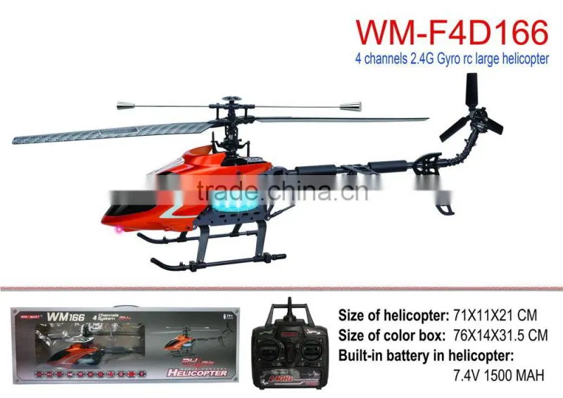 2.4G 4ch single blade helicopter factory price