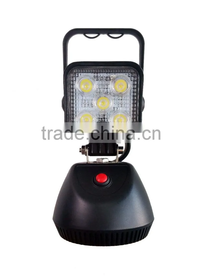 15W LED Magnet light,LED rechargeable work light, vehicle repair led light,LED work light