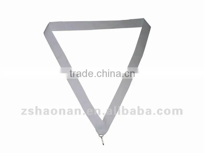 White medal neck ribbon