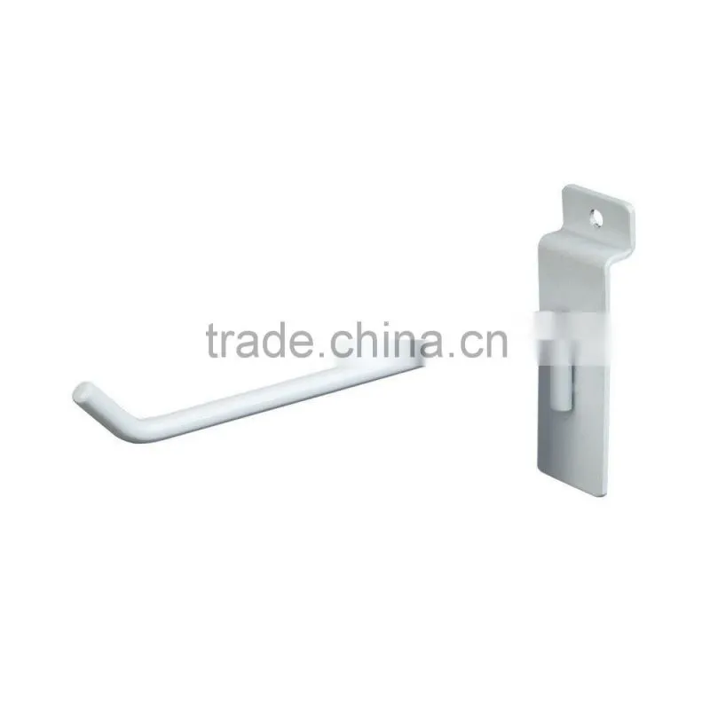 HIGH QUALITY NEW SLATWALL 6" BLACK PEG HOOKS METAL HANGER PEG HOOKS