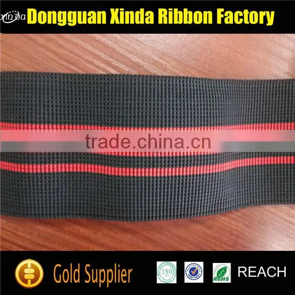 Wholesale High Strentch Customized Elastic Furniture Webbing Straps