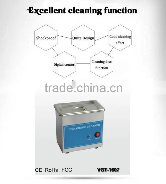 Mini ultrasonic cleaner China made portable ultrasonic cleaner