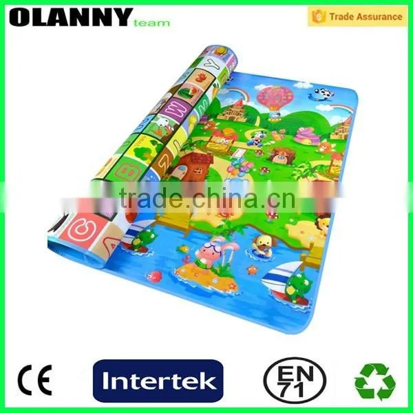 made in china PE+EPE foam colorful play mat