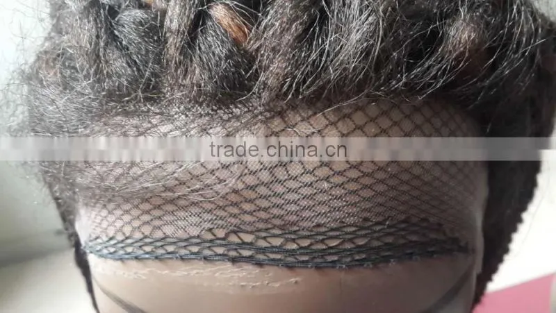 new fashion purely hand Japanese synthetic fiber lace front African braided wigs for black women with baby hair