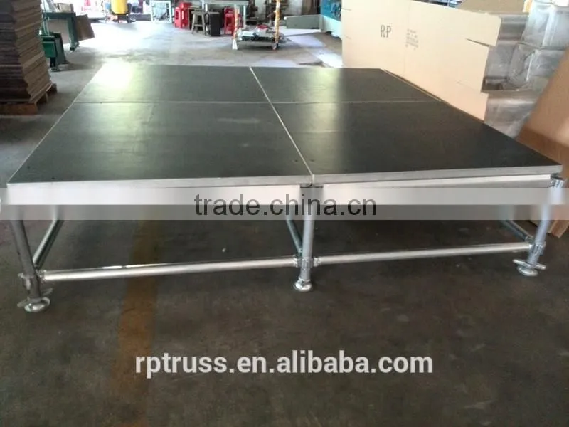 Hot selling RP portable stage with backdrop