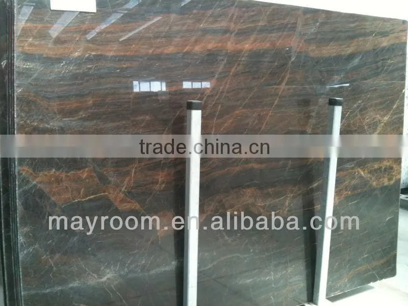 Cosmic Black / Titanium black granite slab