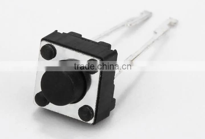 6*6*5 250V 2pin tact switch with long lamp push button switch China supplier