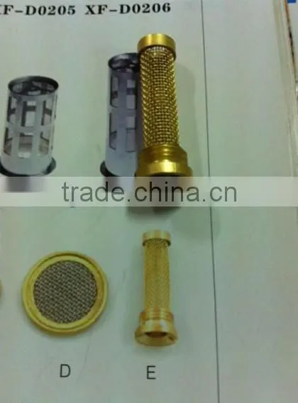excavator engine parts copper sieve