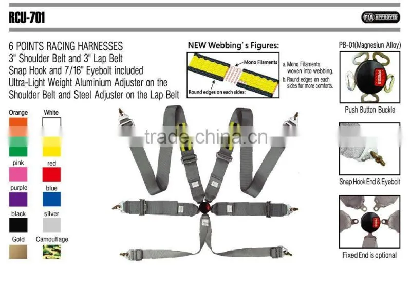Beltenick RCU-701 FIA Car Racing Harness