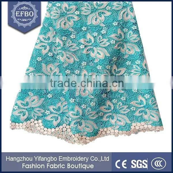 The Best Workmanship African Guipure Flower Lace Fabric For Woman Dress