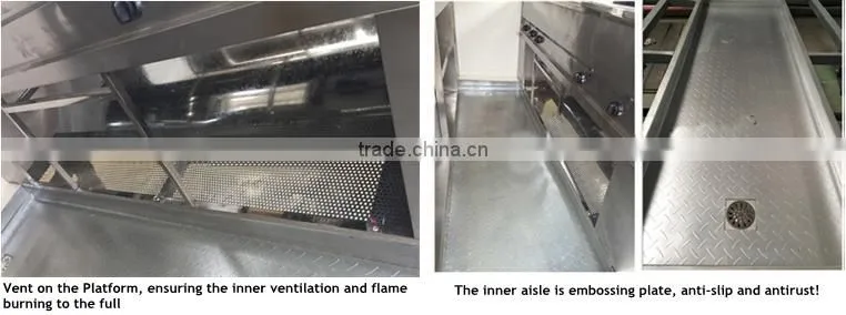 New Type Motor Food Cart / Tricycle Motor Food Cart Made in China for Sale / 48V Motor Food Cart Easily Moveable