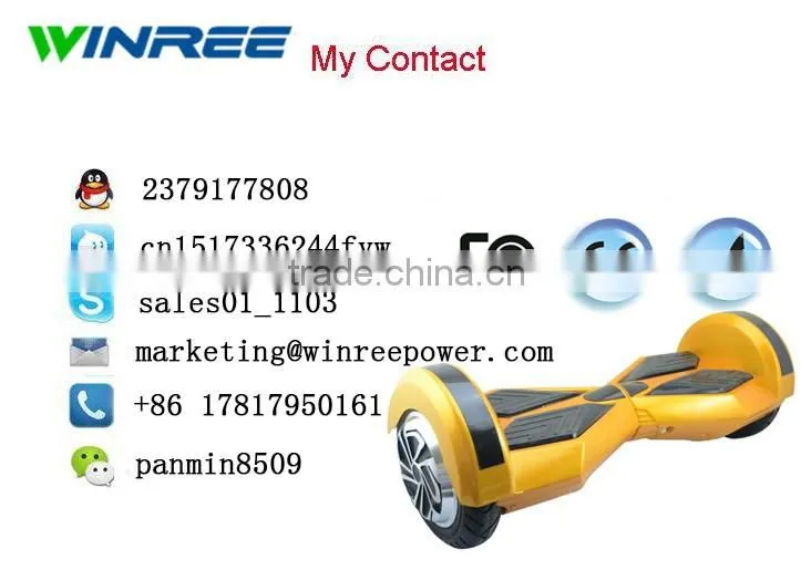 2016 newest hot sale two wheels smart balance electric scooter