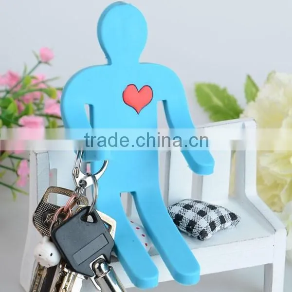 Bendable magnetic key holder