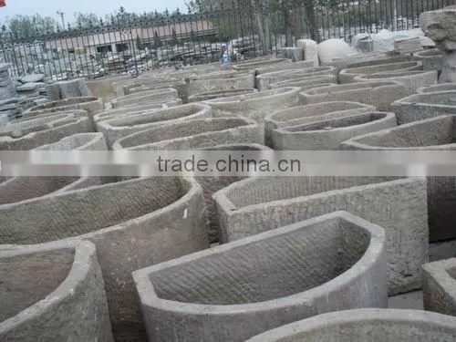 antique stone planter