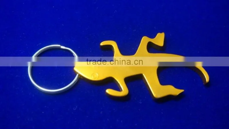 Gecko customized animal zinc alloy reptile special design keychain
