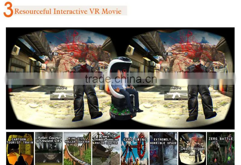 Attractive and fashionable appearence vr 9d cinema