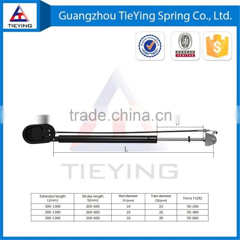 Lockable gas spring for massage chairs KQ16
