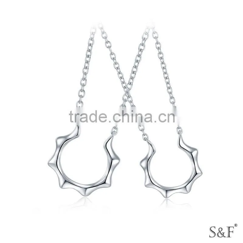MLA177 Rhodium plated cremation jewelry pendants