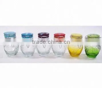 mini airtight glass candy jars