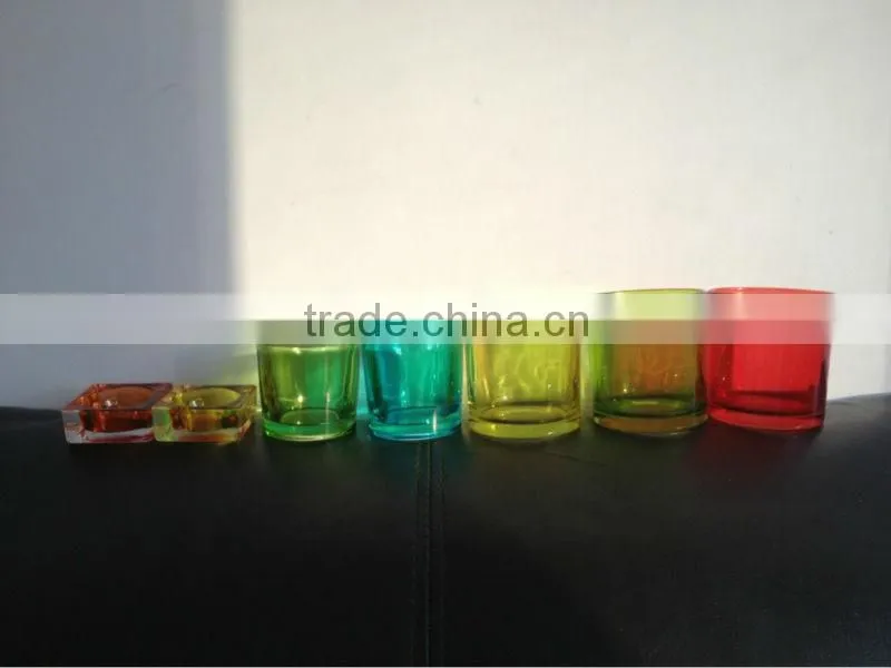 thick-wall glass candle cups