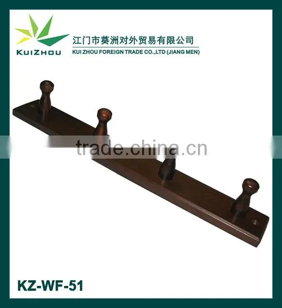 Wooden hook hanger