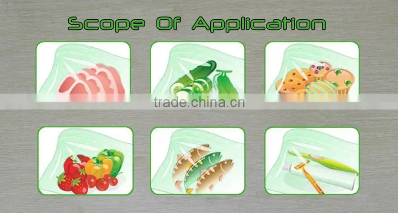 Supermarket custom wrap printing plastic bags