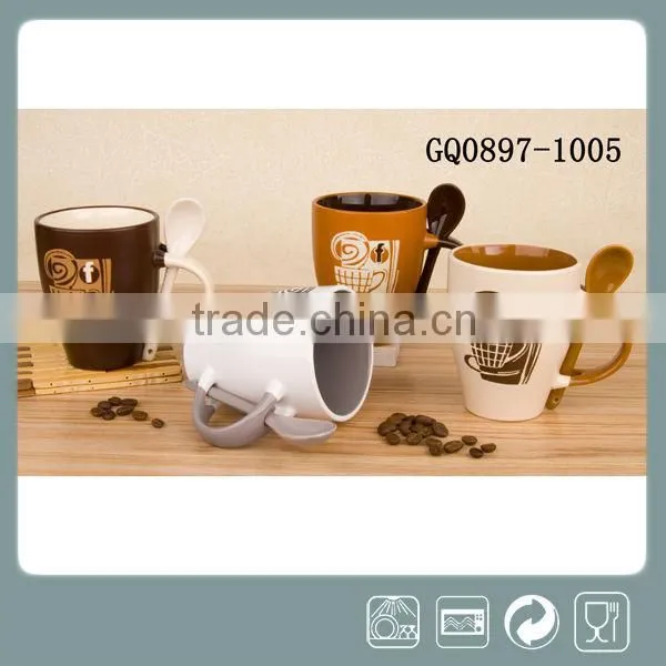 11oz paint ceramic mug oem for promotion gift