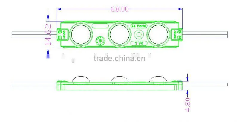 2016 hot sale injection led module 5630 LED module