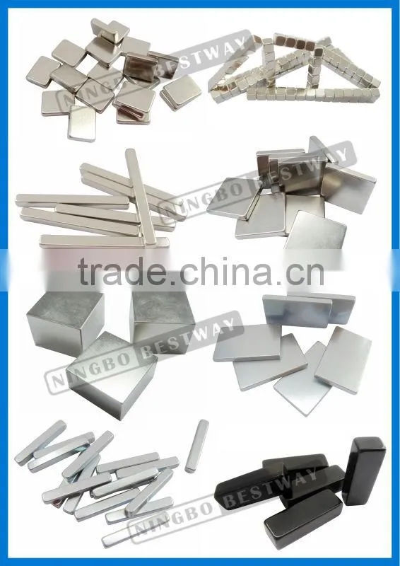 High Performance block N52 sintered Neodymium Magnet/Permanent Magnet