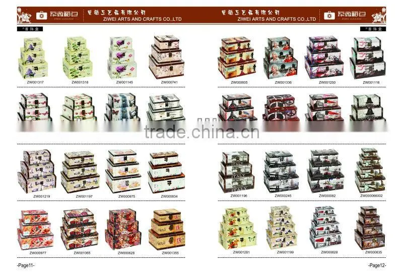 2014 new design MDF canvas box on stock catalog